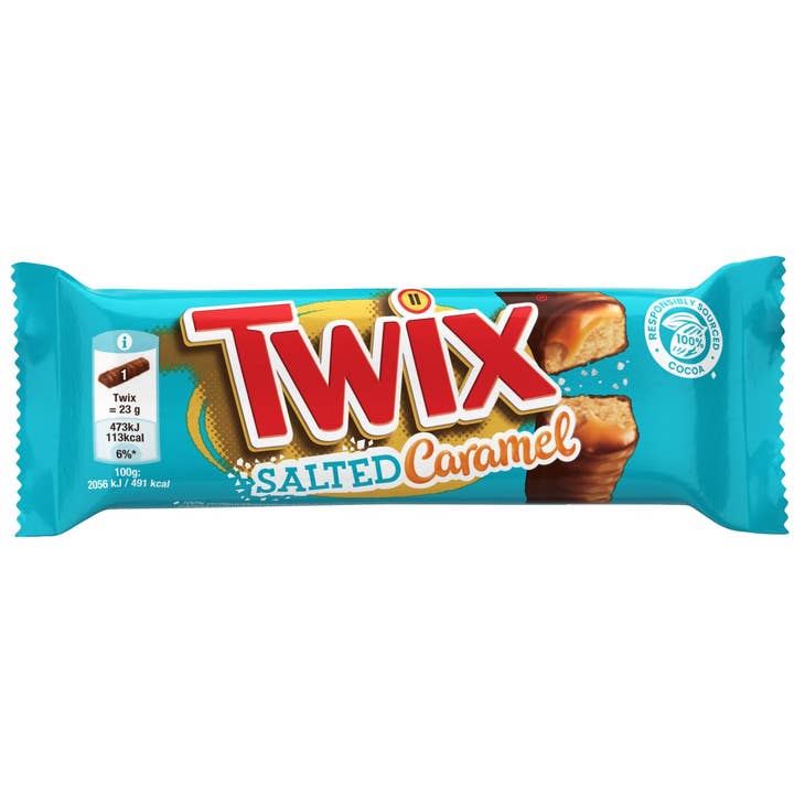 iSweet.ca - Wholesale Chocolate Bar - (S4-01) Twix - Salted Caramel 46g x 30 Units