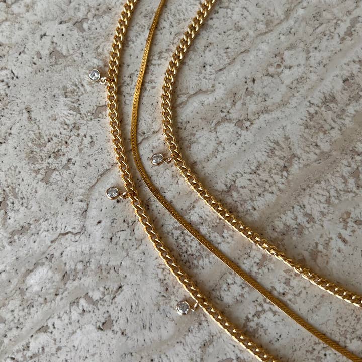 VIE EN BLEU – wholesale Kedjehalsband – Lorna halsband5