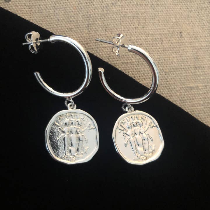Memento Mori Designs NYC - Wholesale Hoop Earrings - Hecate Hoop Earrings1