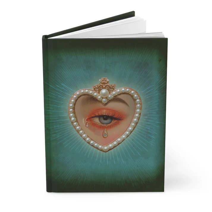 Lover's Eye Tears Matte Hardcover Journal for wholesale by Asunder Bazaar