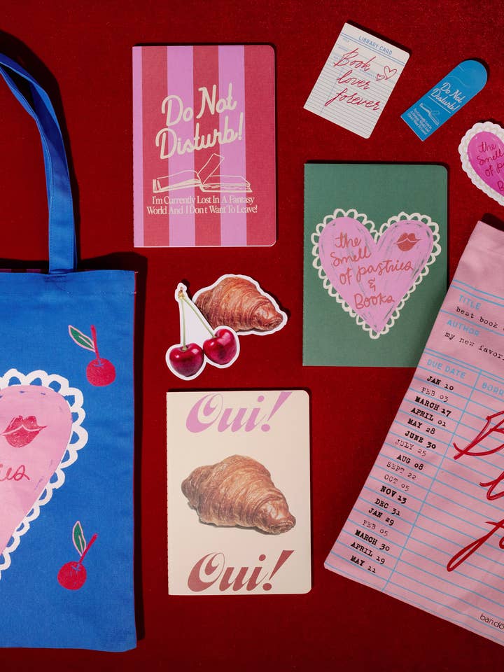 Canvas Tote, Pastries and Books for wholesale by Ban.do