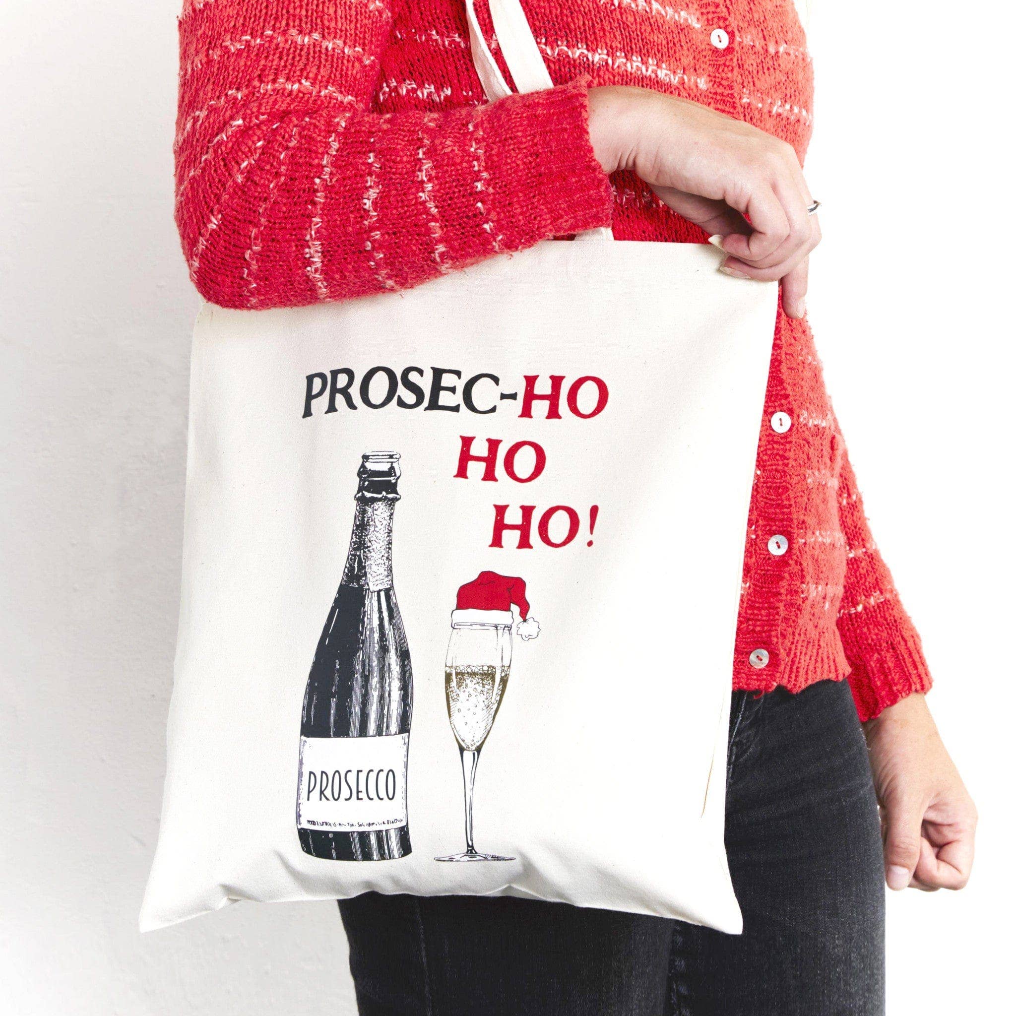 Of Life & Lemons – wholesale Tote bag – Unisex – Prosecco Christmas Tote Bag2