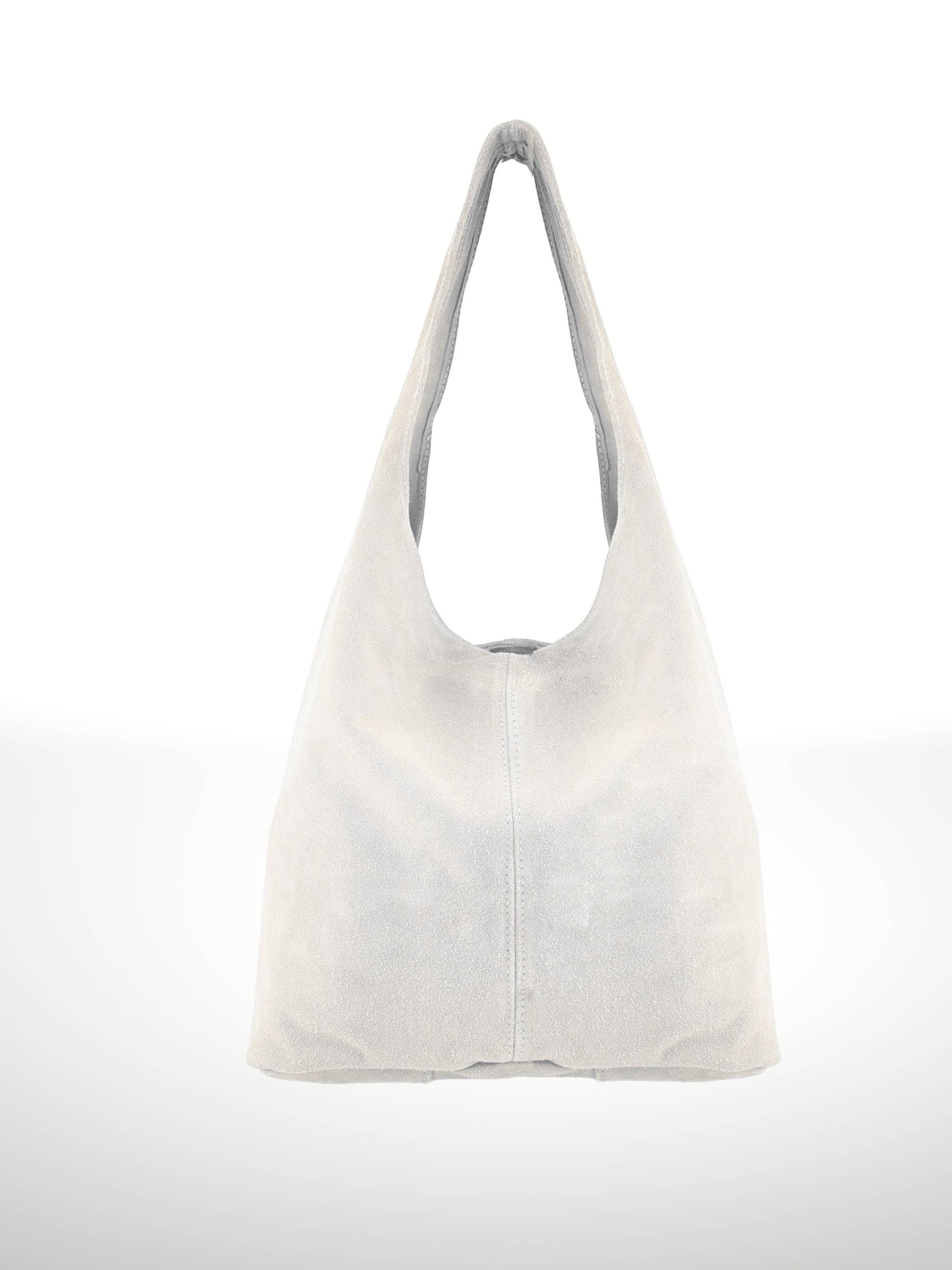 ITALIAN'S LEATHER - Wholesale Satchel - Women's - Suede Leather Bag Silvia 22103223