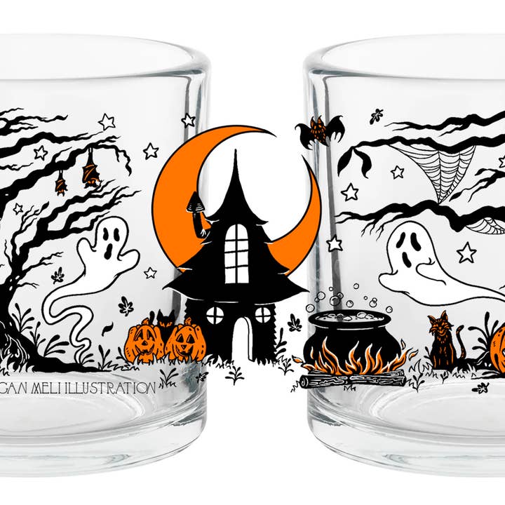 Meagan Meli Illustration - Wholesale Coffee Mug - Halloween at the Witches' Forest Vintage Inspired Mug4