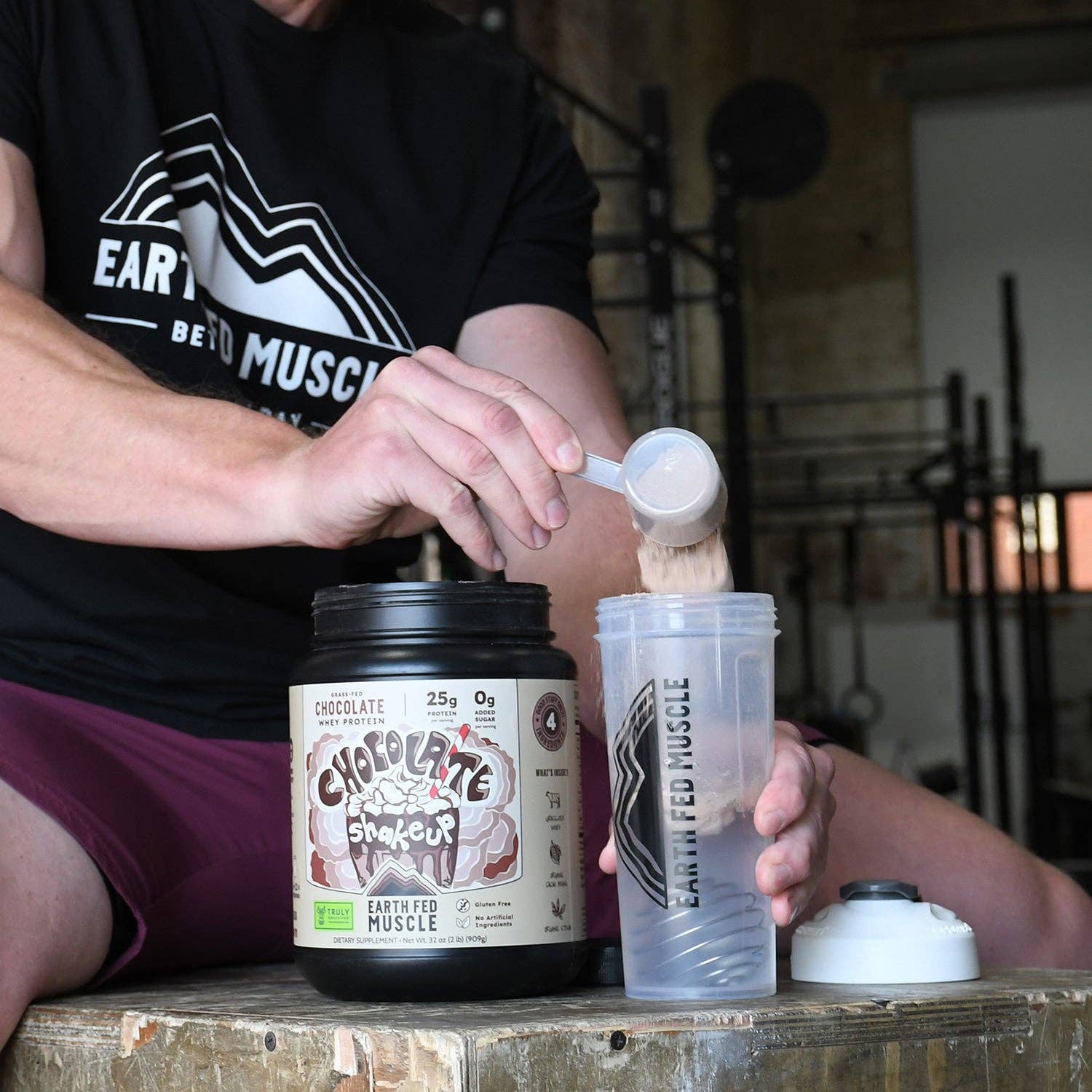 Earth Fed Muscle - Wholesale Protein/Superfood Powder - Chocolate Shakeup Chocolate Grass-Fed Whey Protein6