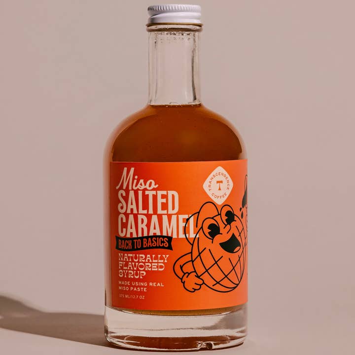 Transcendence Coffee - Wholesale Flavored Syrup - Miso Salted Caramel Syrup