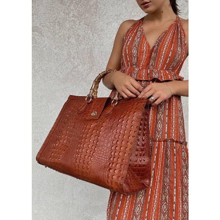 Charlie Leather - Wholesale Tote Bag - Women's - Leontina Xl Tote6