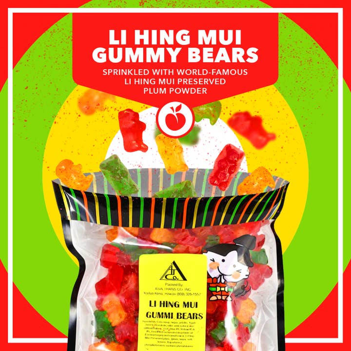 Snack Hawaii - Wholesale Gummy - Li Hing Mui Gummy Bears4