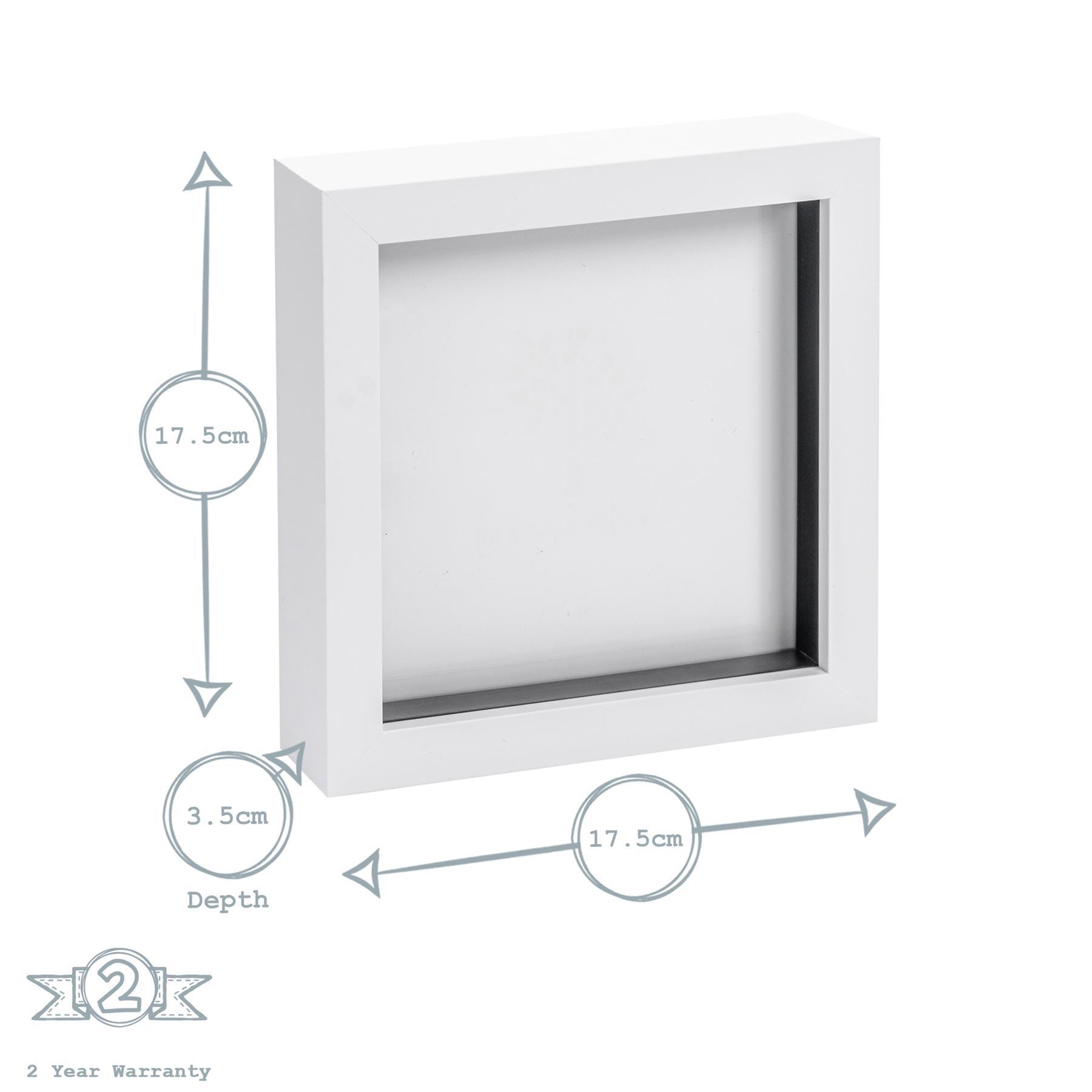 Rinkit Ltd - Wholesale Picture Frame - Nicola Spring Box Photo Frame - 6x6 - White6