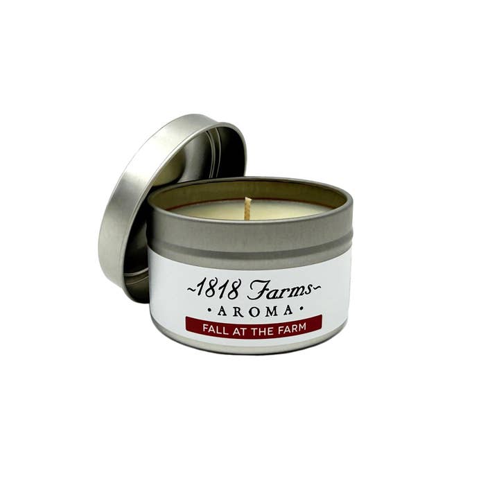 1818 Farms - Wholesale Travel Candles - Fall at the Farm- 1818 Farms AROMA Coconut Wax Candle1
