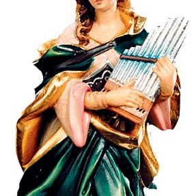 Dolfi - Wholesale Decorative Figurine - Saint Cecilia patron saint of music 83640