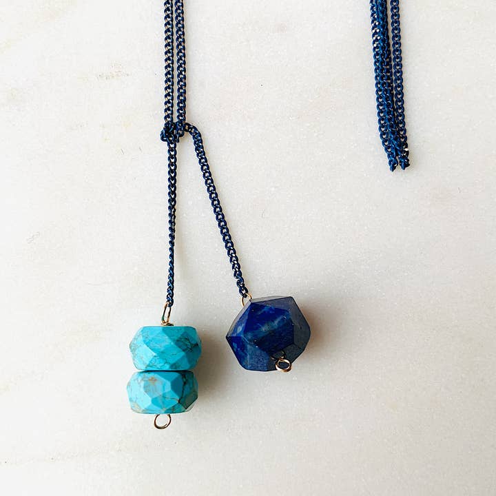 Sara gemstone lariat for wholesale by stylishgirl