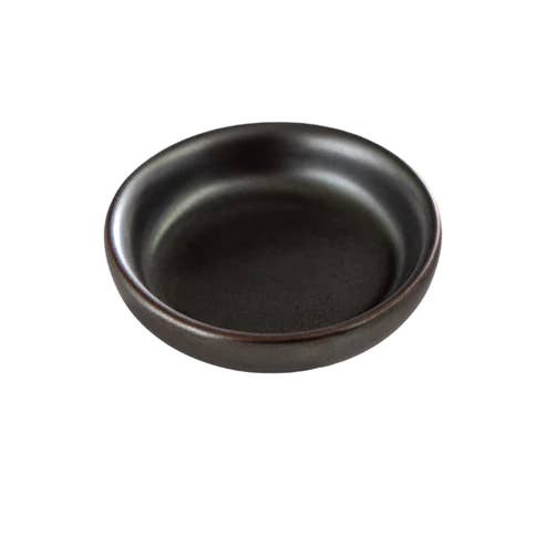 Urban Tokyo - Wholesale Sauce Server - Tetsu Kesho 3.25"Dia x 1"H Round Porcelain Sauce Dish