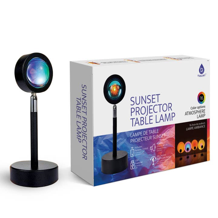 Pursonic - Wholesale Accent/Desk Lamp - Sunset Projector Table Lamp