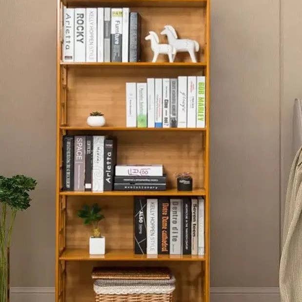 everythingbamboo - Wholesale Bookcase - Bamboo Antique Style Cabinet Book Shelf Bookcase Storage Choice Elegant BBC0113