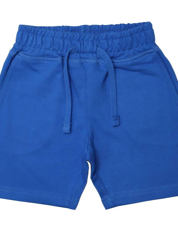 E23408 Cobalt - Kids Solid Comfy Shorts for wholesale by 🤍Baby Steps and Mish Kids