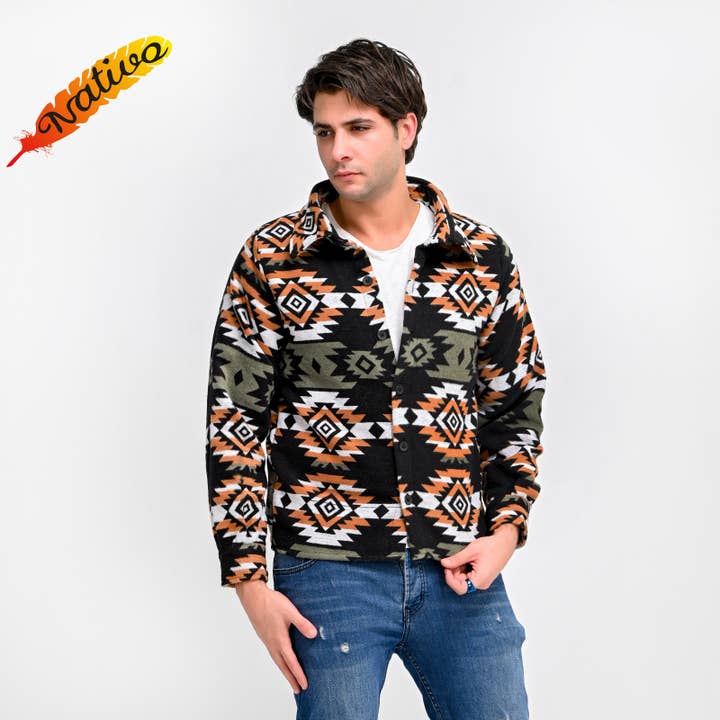 Nativo - Wholesale Button Down Shirt - Men's - Sweater shirt1