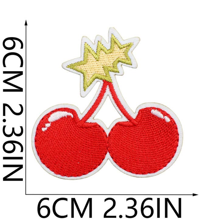 VividLux - Wholesale Patch - Cherry Series Embroidery Iron-on Patches11
