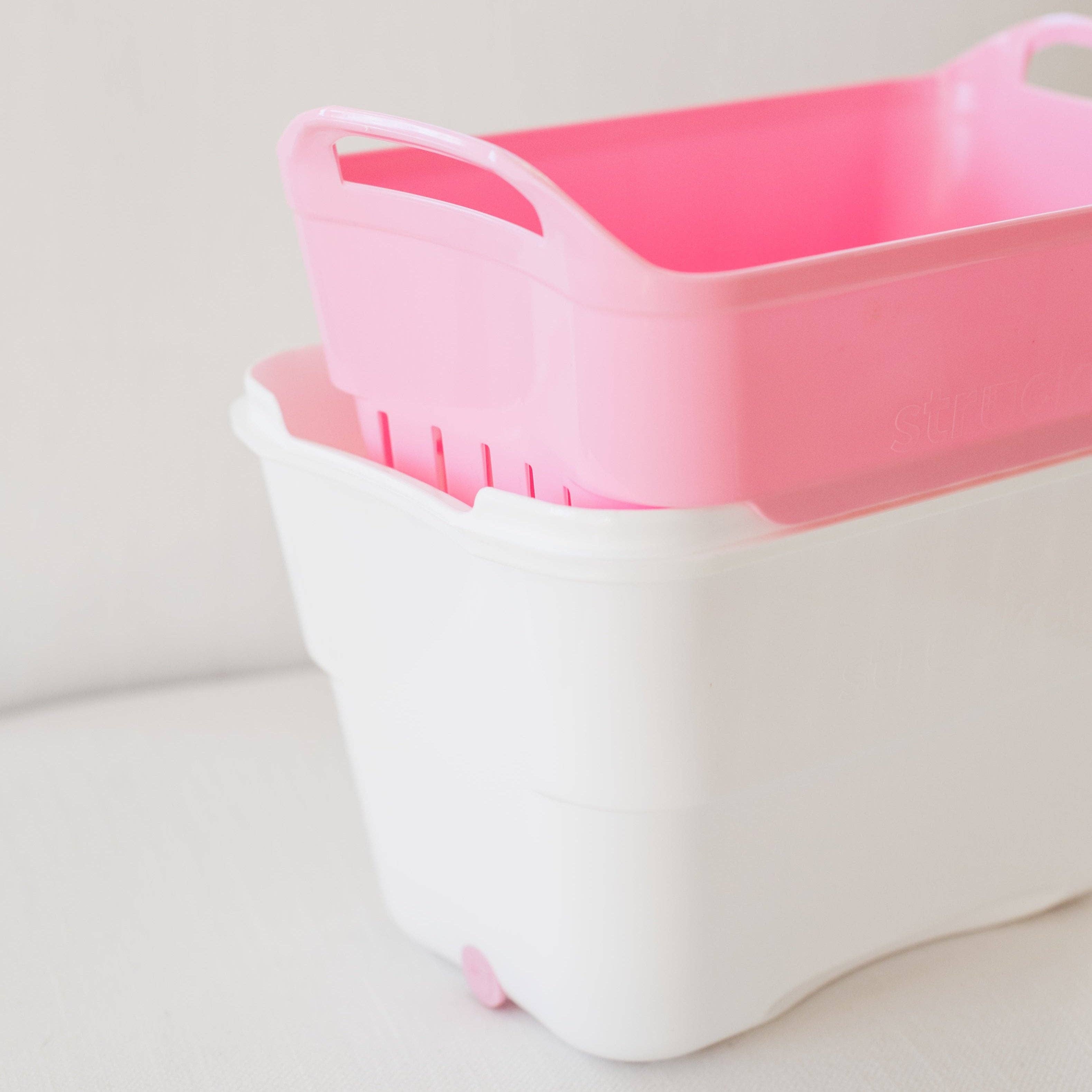 Strucket - Wholesale Laundry Basket - Strucket 4.5L Mini Strainer Bucket with Lid - 8 Pack - Sand22