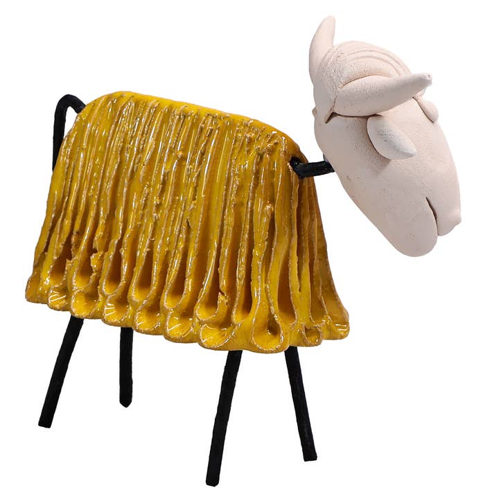 Enigma Supplies – wholesale Decorative figurine – Highland Cow Ceramic Figurine | Various Colours