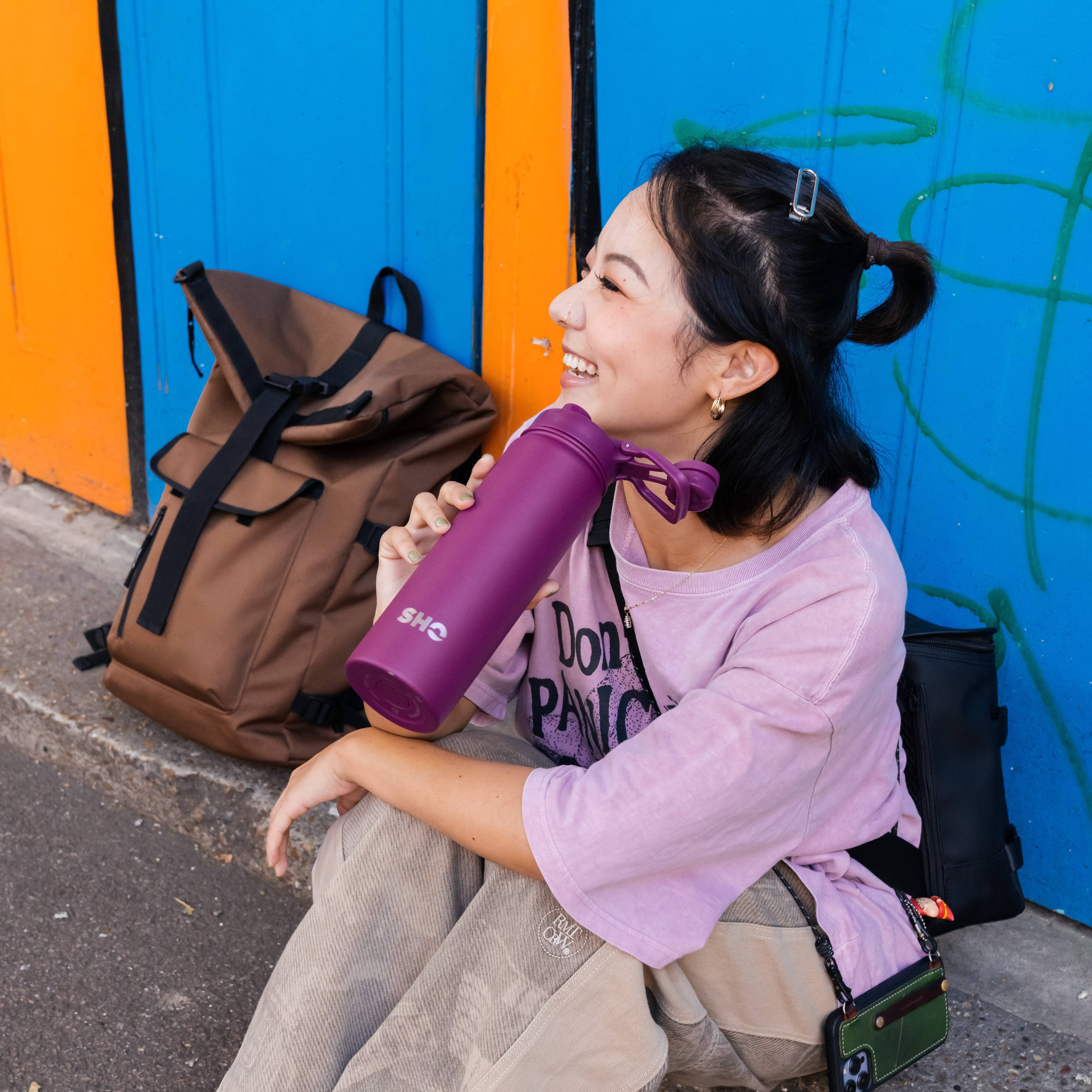 SHO - Venta al por mayor Botellas de agua - Botella Deportiva┃Botella de Agua Reutilizable Aislada8