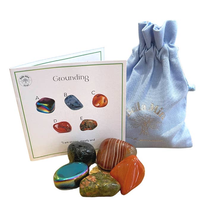 Grounding Crystals Healing Pack for wholesale by BellaMira Home