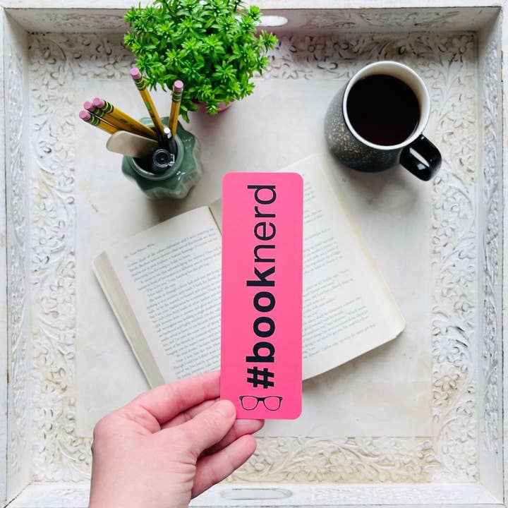#Booknerd Bookmark for wholesale by Evelry Designs