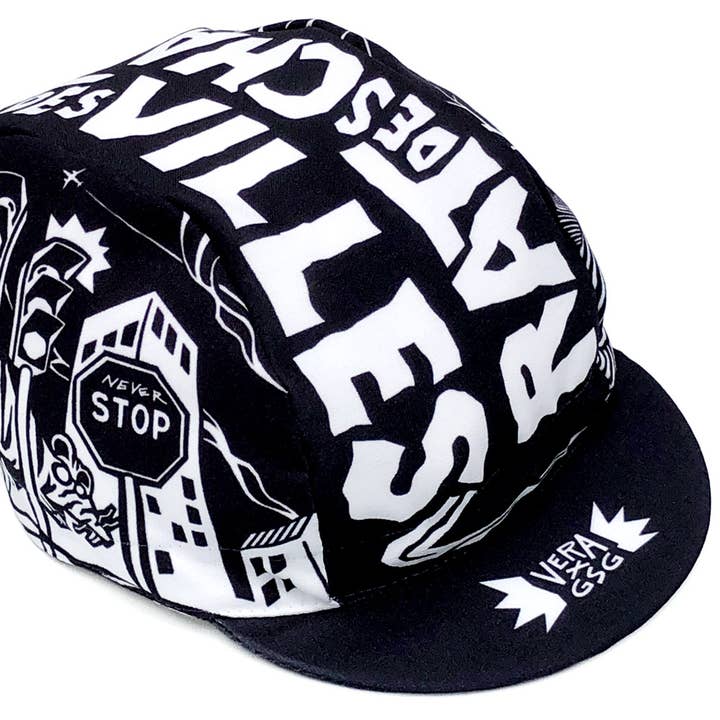 Vera Cycling - Wholesale Flat Brim Cap - Unisex - "City Rat, Country Rat" Cap2