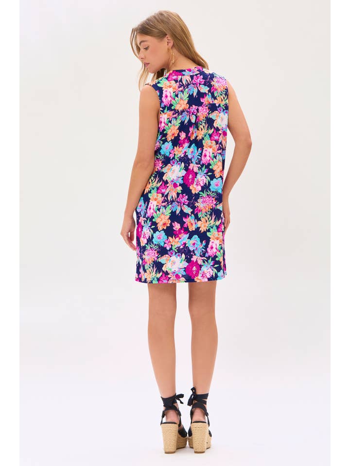 Navy Lizzy A-Line Dress for wholesale on Faire