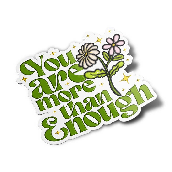 Você é mais do que suficiente autocolantes vinil à prova de água por atacado de Girls Printing House