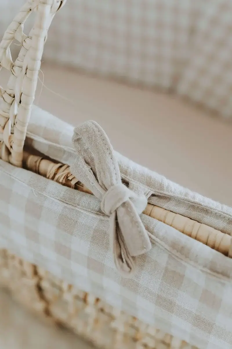 Manufacture des bébés français - Wholesale Bassinet - Baby - Bassinet vichy pebble4