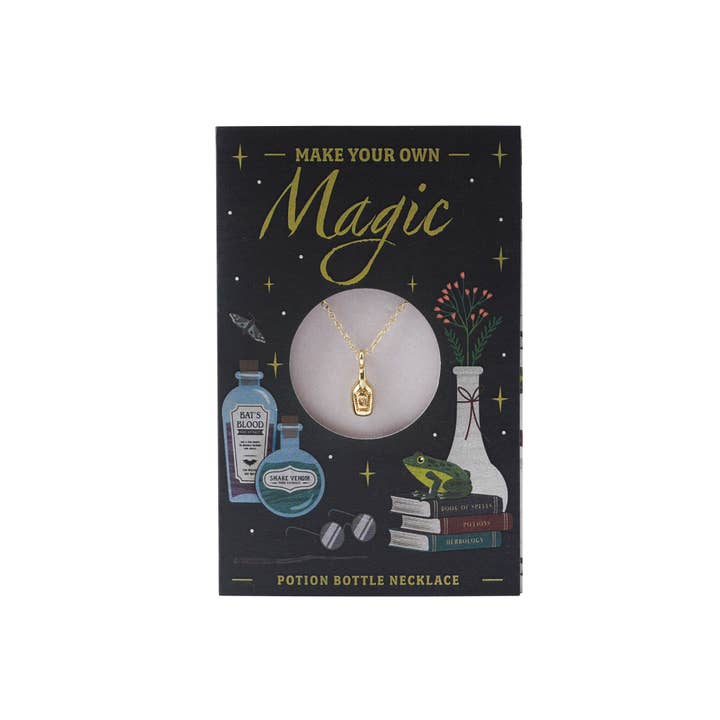 CGB Giftware – wholesale Pendant/charm necklace – Enchanted Emporium Potion Bottle Necklace In Gift Card1