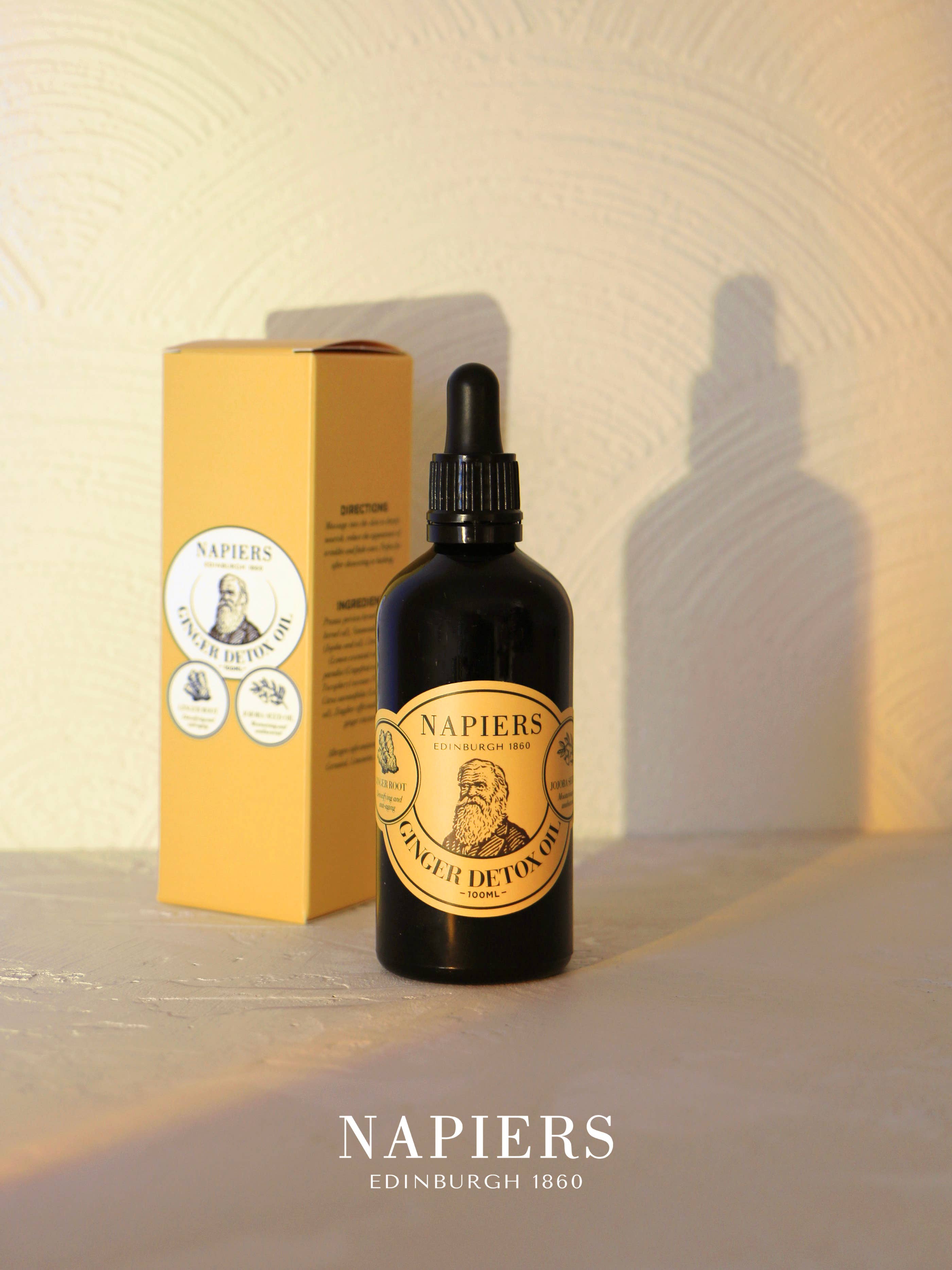 Napiers – wholesale Bath/body oil – Napiers Ginger Detox Oil5