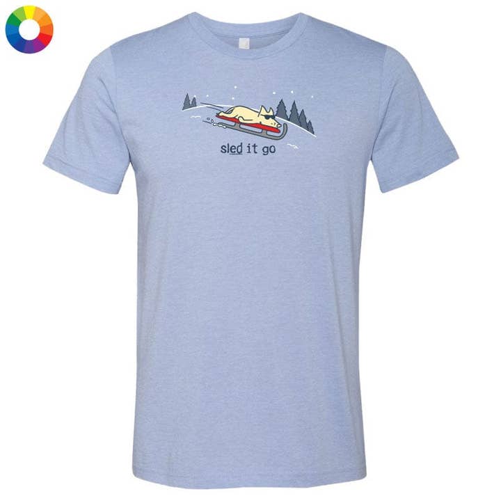 Sled It Go - Letvægts T-shirt for engroshandel hos Teddy the Dog