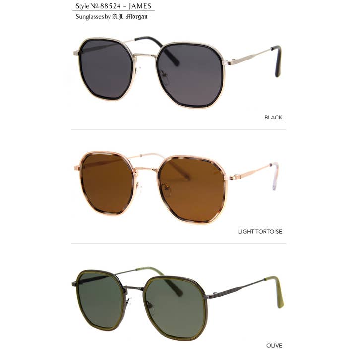 A.J. Morgan - Wholesale Sunglasses - Unisex - James - Sunglasses