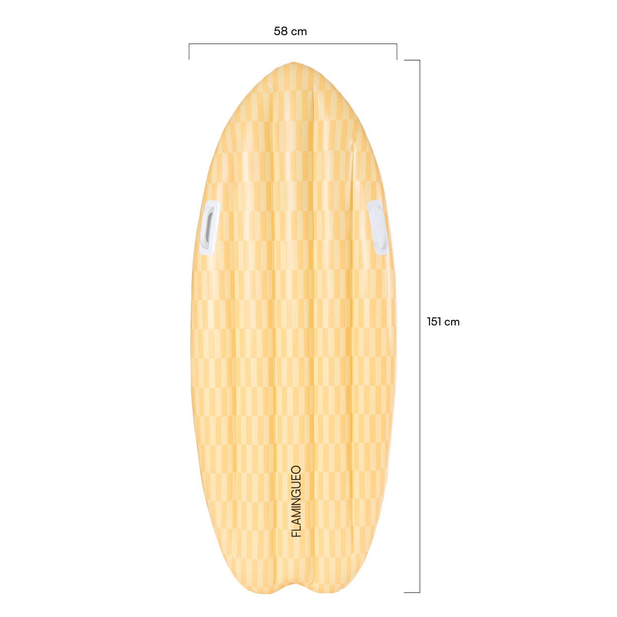 Flamingueo - Vendita all'ingrosso Accessori da spiaggia - Tavola da surf gonfiabile gialla della collezione Sorbetto5