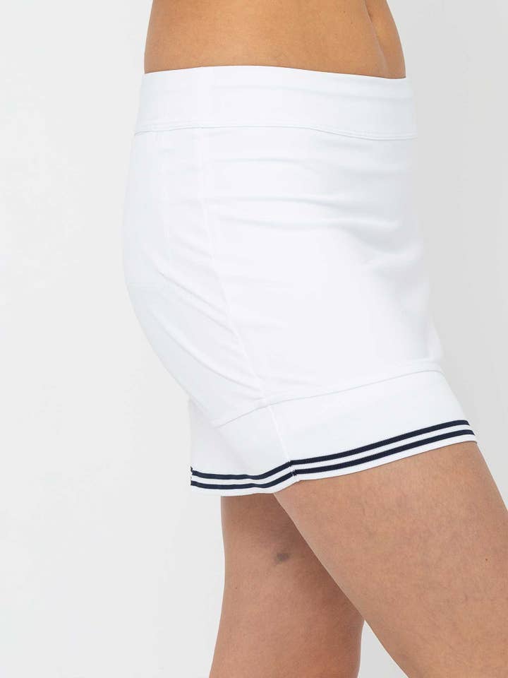 White Midnight Lilian 13 1/2" Skirt - White/Midnight for wholesale on Faire1