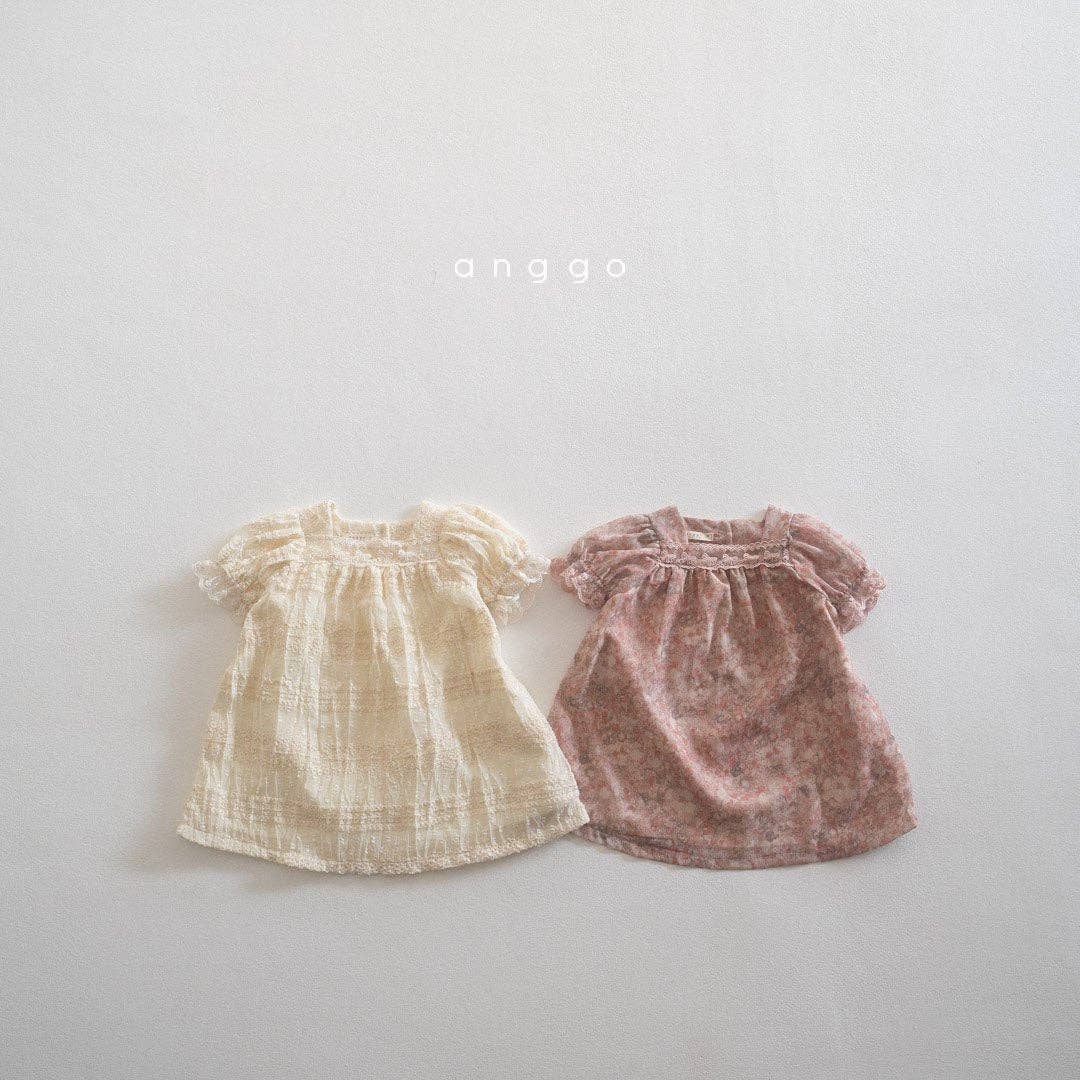 Cozy Kidz – wholesale Klänning – Barn – Ljus bomullsklänning för barn med puffärmar3