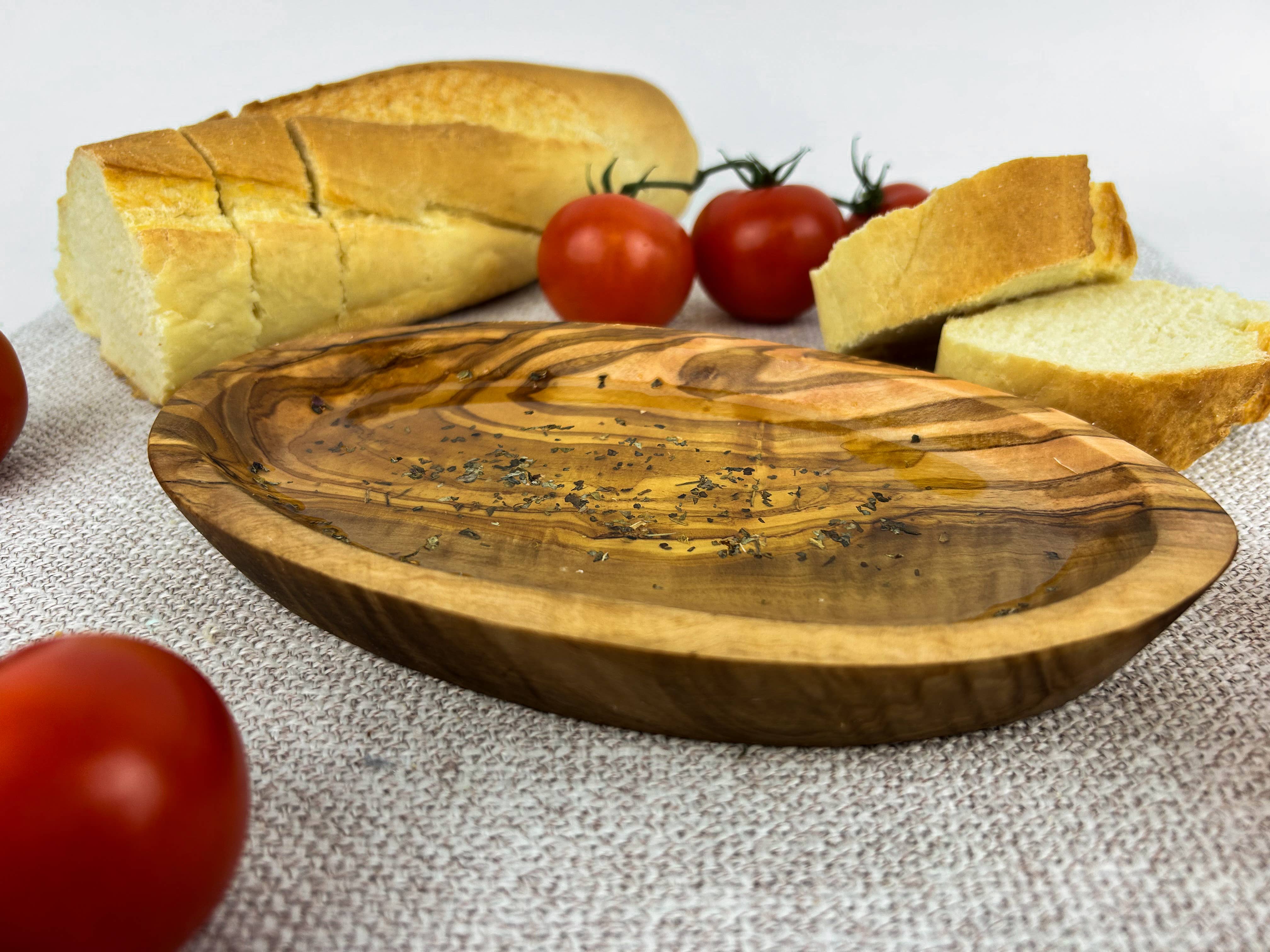 Natural OliveWood - Wholesale Condiment/Dip Bowl - Olive Wood Dipping Dish1