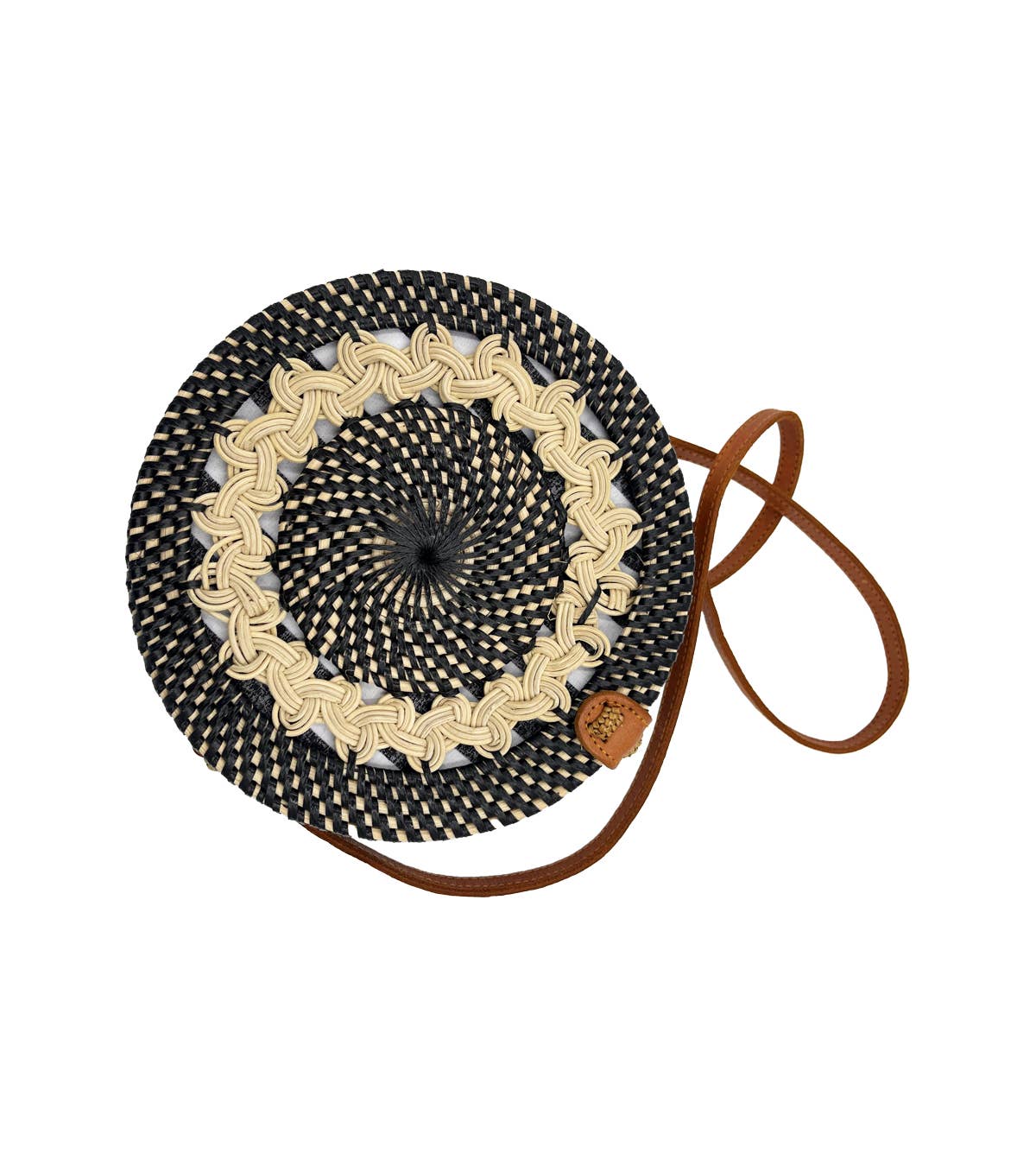 Cantiq Living - Wholesale Crossbody bag – Women's - Andrea Braided Canteen Bag (Black)