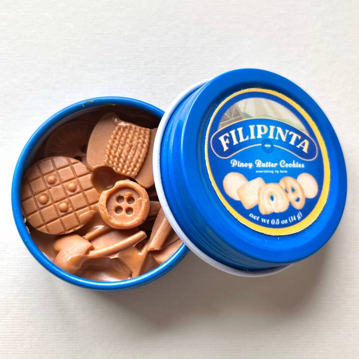 Sewing Kit In Tin lip balm, novelty makeup for wholesale by Filipinta Beauty