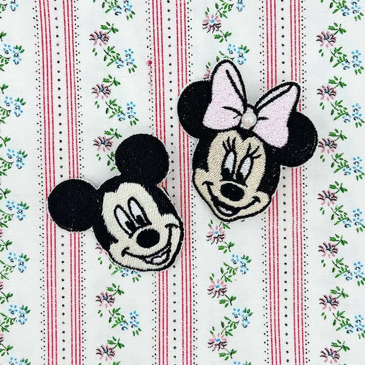 Pink Minnie & Mickey Clips for wholesale by Bebe Theory