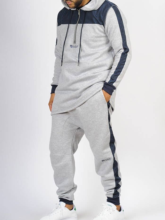 Sayf Dual Material Set (Heather Grey) for wholesale by SAYF