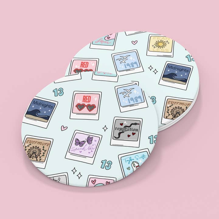 amarieacreates - Wholesale Coasters - Eras Polaroid | Set of 2 | Coasters0