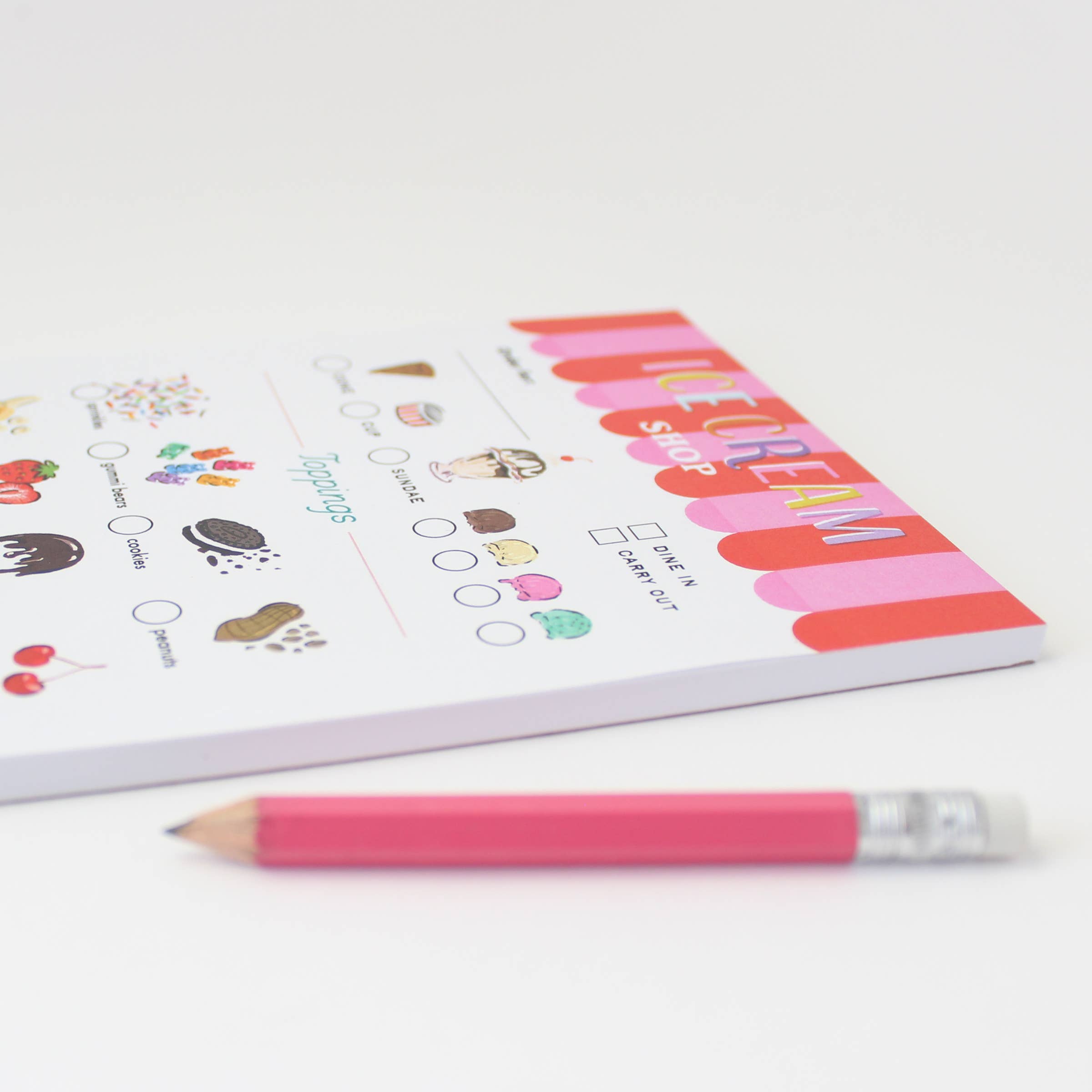 Inklings Paperie - Wholesale Kladblok - Inklings Tiny Town™ Speel Notitieblok - IJssalon4