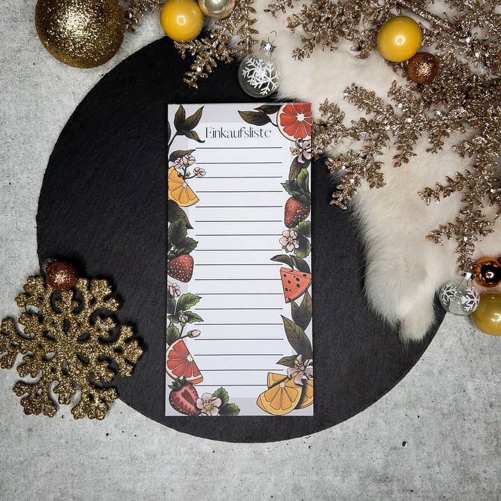 Shopping list - Notepad for wholesale by Solid Gold / Naja-Marie Baumann