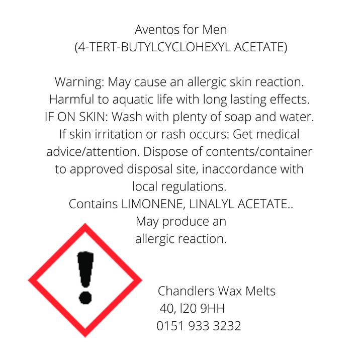 Chandlers Wax Melts - Wholesale Wax Melt - Aventus Aftershave Soy Wax Melt Snapbar