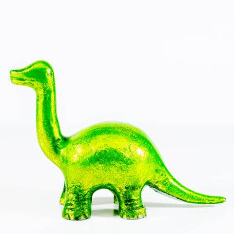 Glitter Lime Nessie Dinosaur XL 16 cm for wholesale by Tilnar Art