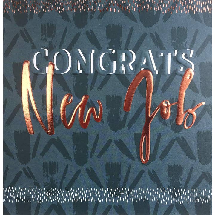 Congrats New Job, Grußkarte für den Großhandel von The Handcrafted Card Company