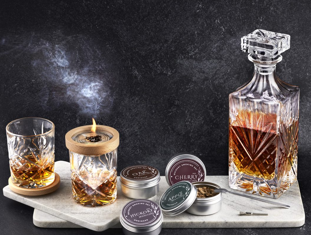 Godinger – wholesale Cocktail/liquor glass – Nine Piece Dublin Smoker Set - Gift Guide - Men's Gifts1